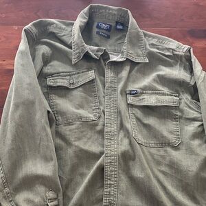 Chaps Khaki Men's Shirt Jacket